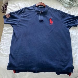 Polo sort XXL